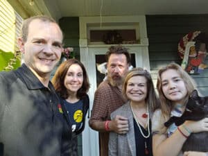 Randell and Heather visiting relatives in Virginia