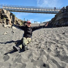Heather-at-Icelands-Bridge-Between-Continents-